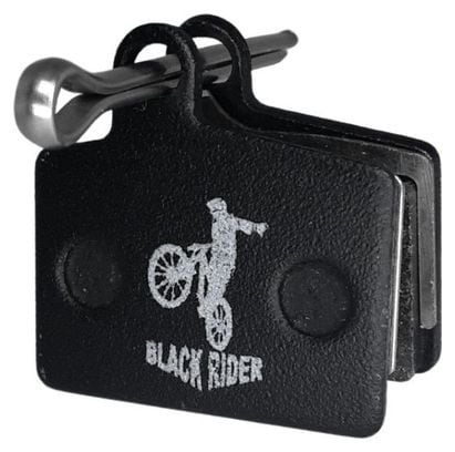 Paires de Plaquettes BLACK RIDER pour HAYES Stroker Ryde Semi-Métallique "Agressif"