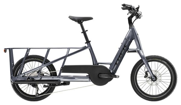 Vélo Cargo Longtail Électrique Trek Fetch+ 2 Shimano Deore 10V 500Wh 20'' Gris 2023