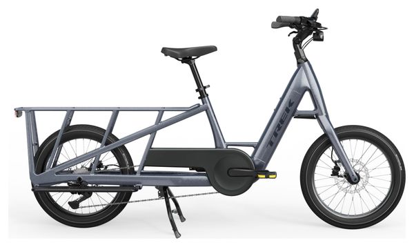 Vélo Cargo Longtail Électrique Trek Fetch+ 2 Shimano Deore 10V 500Wh 20'' Gris