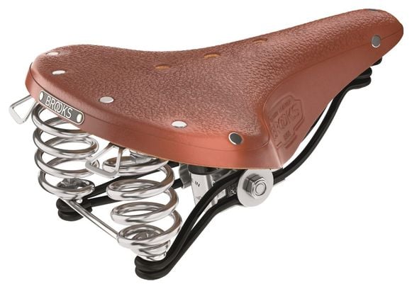 Brooks England Selle vélo B66 homme miel