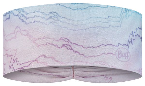 Bandeau Buff Coolnet UV Ellipse Bleu/Rose Clair