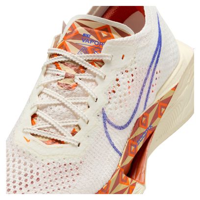Nike ZoomX Vaporfly Next% 3 Premium Beige Blue Orange Running Shoes