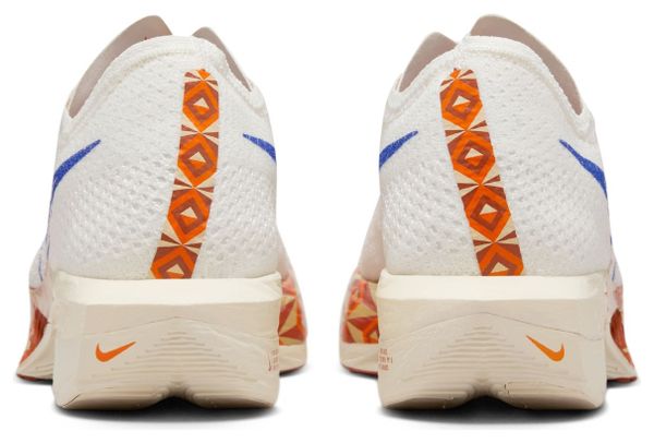 Nike ZoomX Vaporfly Next% 3 Premium Beige Blauw Oranje Hardloopschoenen