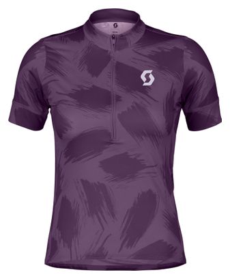 Maglia a maniche corte Scott Endurance 20 viola da donna