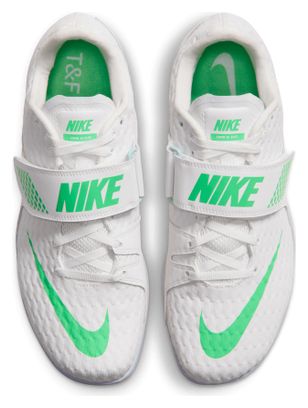 Zapatillas de atletismo Nike High Jump Elite Blanco/Verde/Naranja Unisex