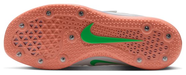 Zapatillas de atletismo Nike High Jump Elite Blanco/Verde/Naranja Unisex