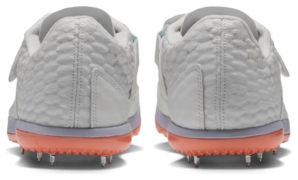 Zapatillas de atletismo Nike High Jump Elite Blanco/Verde/Naranja Unisex