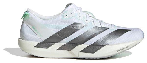 Zapatillas de running adidas Adizero Adios 9 Blanco/Plata para mujer