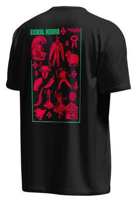 BV Sport Light Running T-Shirt, Basque Country, Black, Unisex
