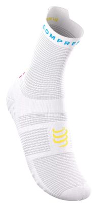 Calzini Compressport Pro Racing v4.0 Run High Ironman 2026 Bianco