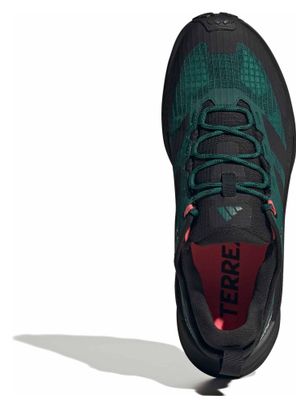 adidas Terrex Free Hiker 3 GTX Men's Hiking Shoes - Black/Green