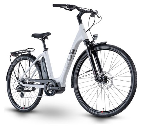 Vélo de Ville Électrique Husqvarna Eco City 1 Shimano Altus 8V 418 Wh 700 mm Blanc 2022