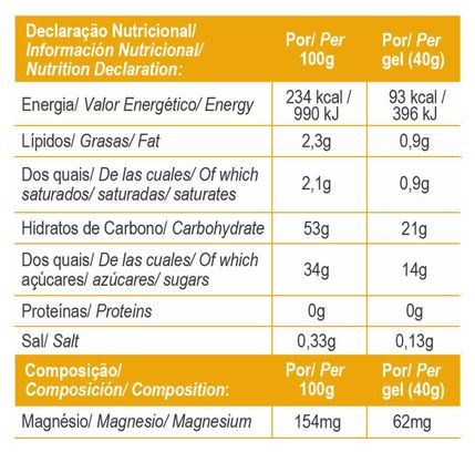 Gel énergétique GoldNutrition Long Lasting Gel Banane - 40g