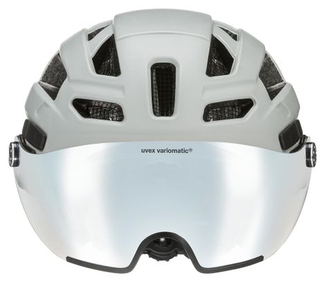 Casco Uvex Finale Visor V City Gris