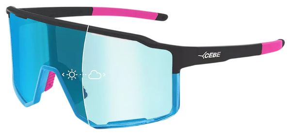 Occhiali Cébé Outflow 2 fotocromatici Nero/Rosa/Blu