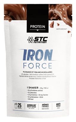 STC Nutrition - Iron Force Protein - Jar of 750 g - Chocolate