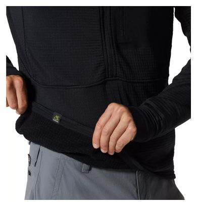 Mountain Hardwear Polartec Power Grid Half Zip Fleece Black