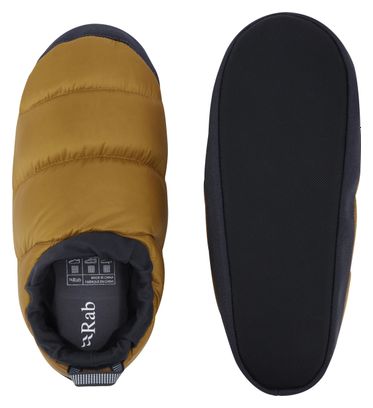 Unisex Rab Down Hut Slippers Bruin