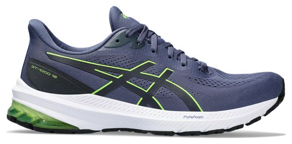 Chaussures de Running Asics GT-1000 12 Bleu Vert