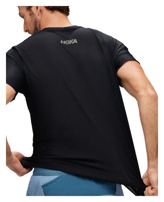 Maglietta a maniche corte Hoka Airolite Run Black Uomo