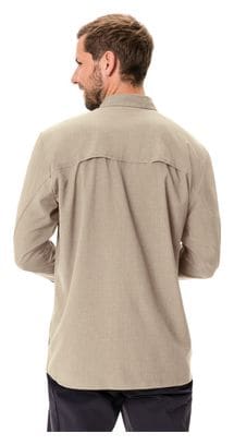 Vaude Rosemoor II Beige Long Sleeve Shirt