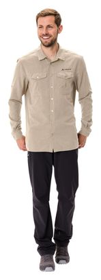 Langarmshirt Vaude Rosemoor II Beige
