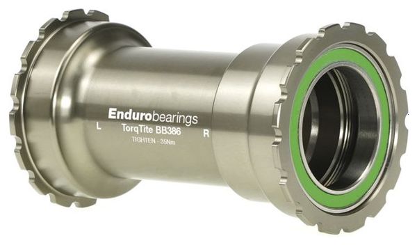 Scatola del movimento centrale Enduro Bearings TorqTite BB386 per movimento centrale da 30 mm, beige
