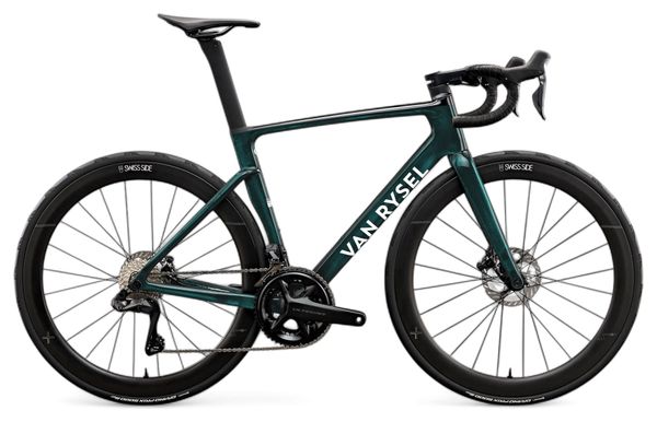 Van Rysel RCR Pro Road Bike Shimano Ultegra Di2 12S 700 mm Abyss Green 2025