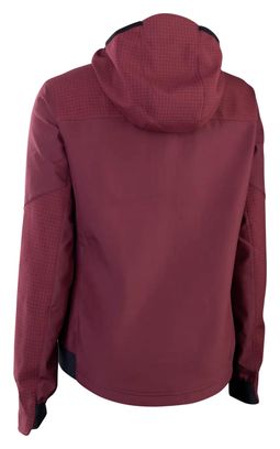 Giacca MTB da donna ION Shelter 2L Softshell Bordeaux