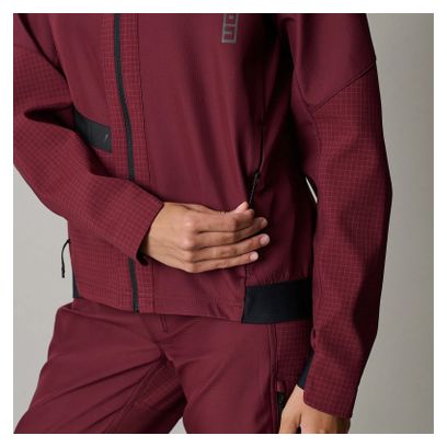 Giacca MTB da donna ION Shelter 2L Softshell Bordeaux