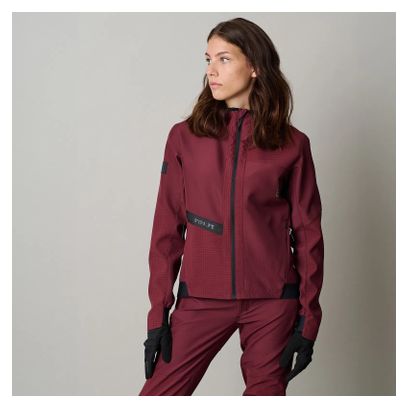 Giacca MTB da donna ION Shelter 2L Softshell Bordeaux