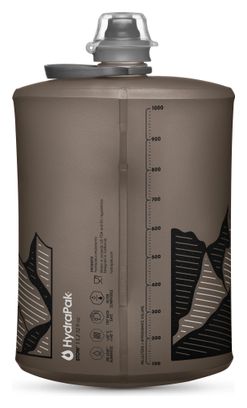 Gourde Souple Hydrapak Stow 1L Gris