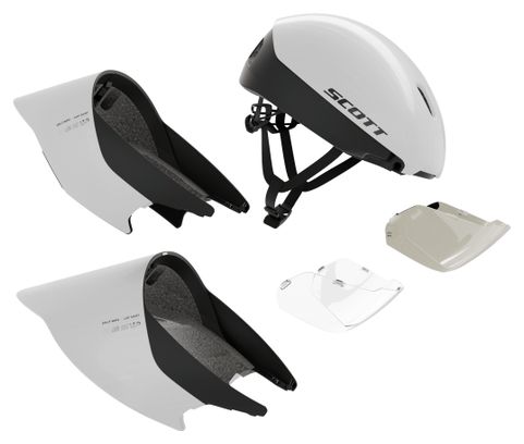 Scott Split Mips White Time Trial Helmet