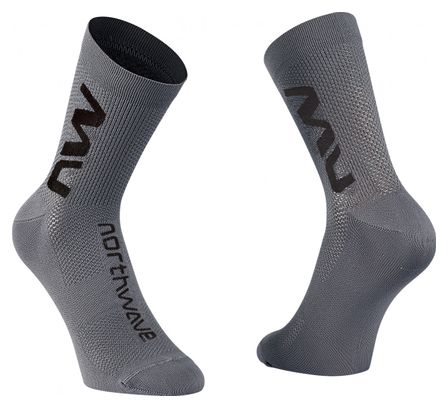 Northwave Extreme Air Mid Socks Black/Grey