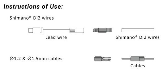 Kit de enrutamiento interno de cables Birzman