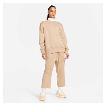 Nike Sportswear Phoenix Women's Long Sleeve Top Brown