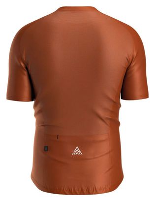 Adicta Lab Camisa Quartz Tech S/S Marrón Ladrillo