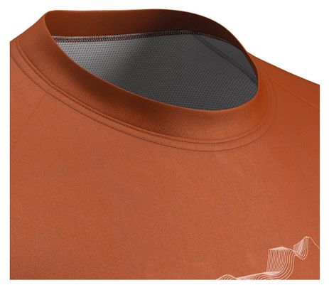 Adicta Lab Camisa Quartz Tech S/S Marrón Ladrillo