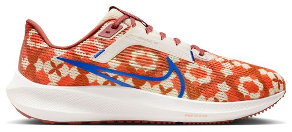 Nike Air Zoom Pegasus 40 Premium Orange Blue Running Shoes