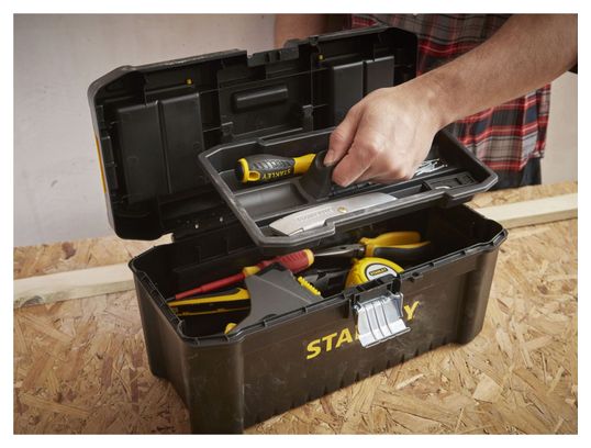 Boîte à Outils - Classic Line - Attache Métal - 40 6 x 20 5 x 19 5 cm - STANLEY  STST1-75518