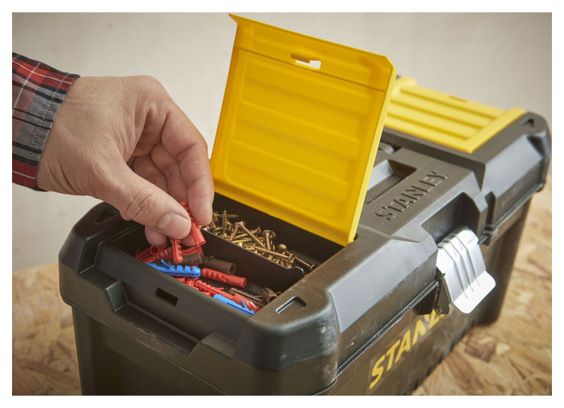 Boîte à Outils - Classic Line - Attache Métal - 40 6 x 20 5 x 19 5 cm - STANLEY  STST1-75518