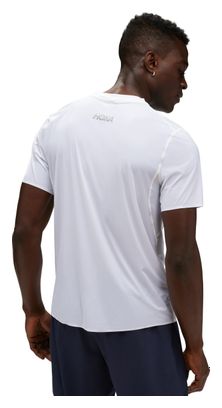 T-shirt manches courtes Hoka Airolite Run Blanc Homme