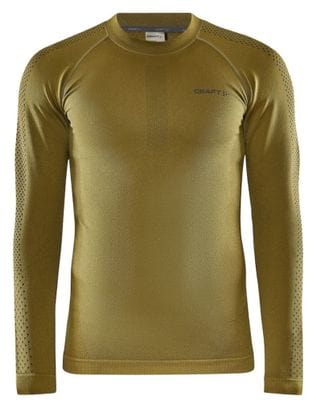 Craft ADV Warm Intensity Green Long Sleeve Under Jersey