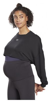 Sweatshirt femme Reebok Studio Maternity Cropped Long Sleeve