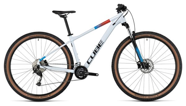 Cube Aim SLX Hardtail MTB Shimano Alivio/Altus 9S 29'' Bianco Blu 2023