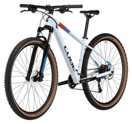 Cube Aim SLX Hardtail MTB Shimano Alivio/Altus 9S 29'' Wit Blauw 2023