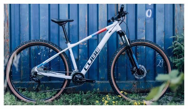 Cube Aim SLX Hardtail MTB Shimano Alivio/Altus 9S 29'' White Blue