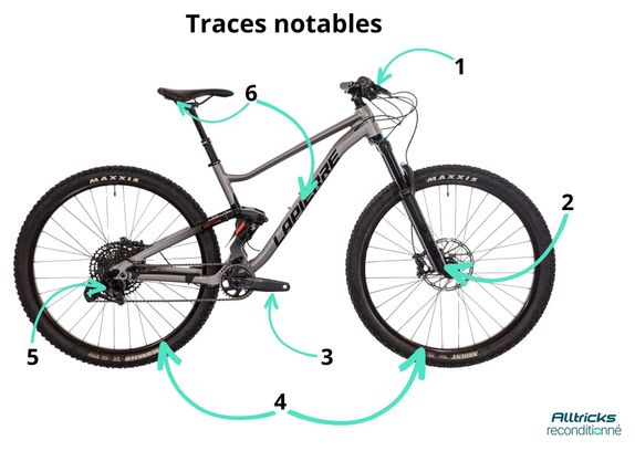 Producto renovado - Bicicleta de montaña Lapierre Zesty TR 5.9 Sram NX/GX Eagle 12V Gris 29' 2023