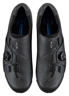 Shimano XC300 Große schwarze MTB-Schuhe