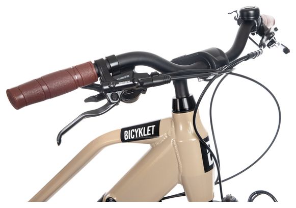 Vélo de Ville Électrique Bicyklet Camille Shimano Acera/Altus 8V 504 Wh 700 mm Beige Ivoire - Produit Reconditionné